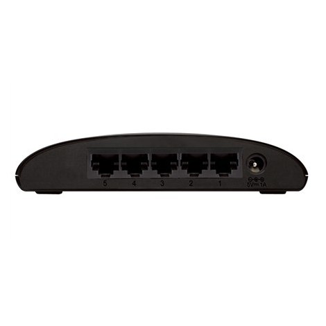 D-Link | DES-1005D | Unmanaged | Desktop | Power supply type 2.47 W (only device) 4.1 W (+ device power adapter, a network of 2 - 2